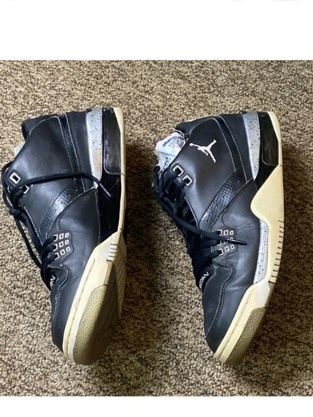 Jordan Men's Sneakers in Black and Cream Size 12 US 317820-011
